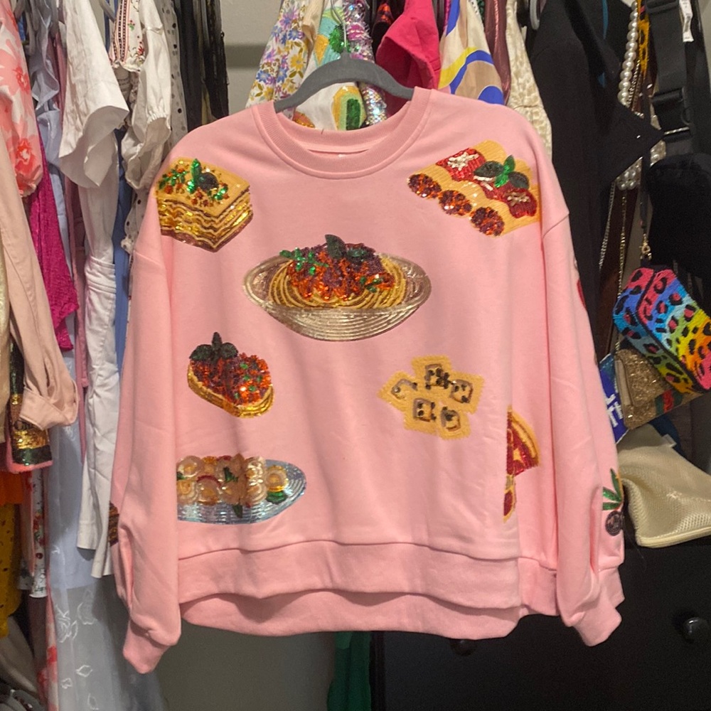 Queen of sparkles: Queen of Carbs Sweatshirt